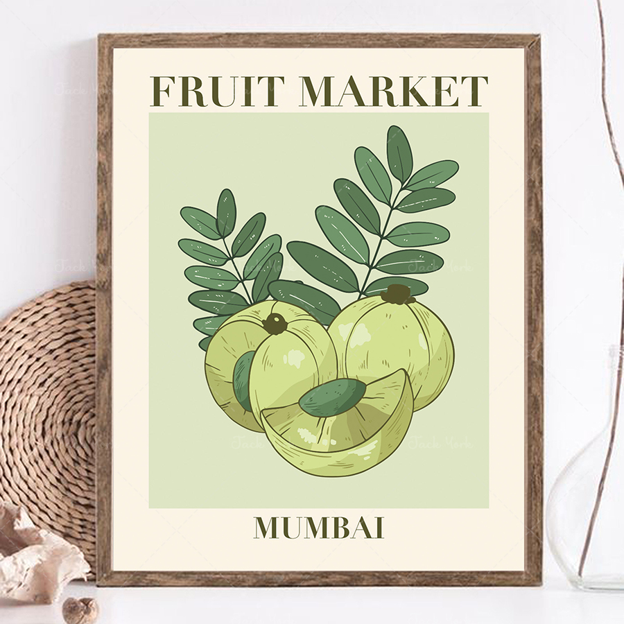 Fruitmarkt afdrukken, fruitmar - Plant Jackfruit recensie en prijs